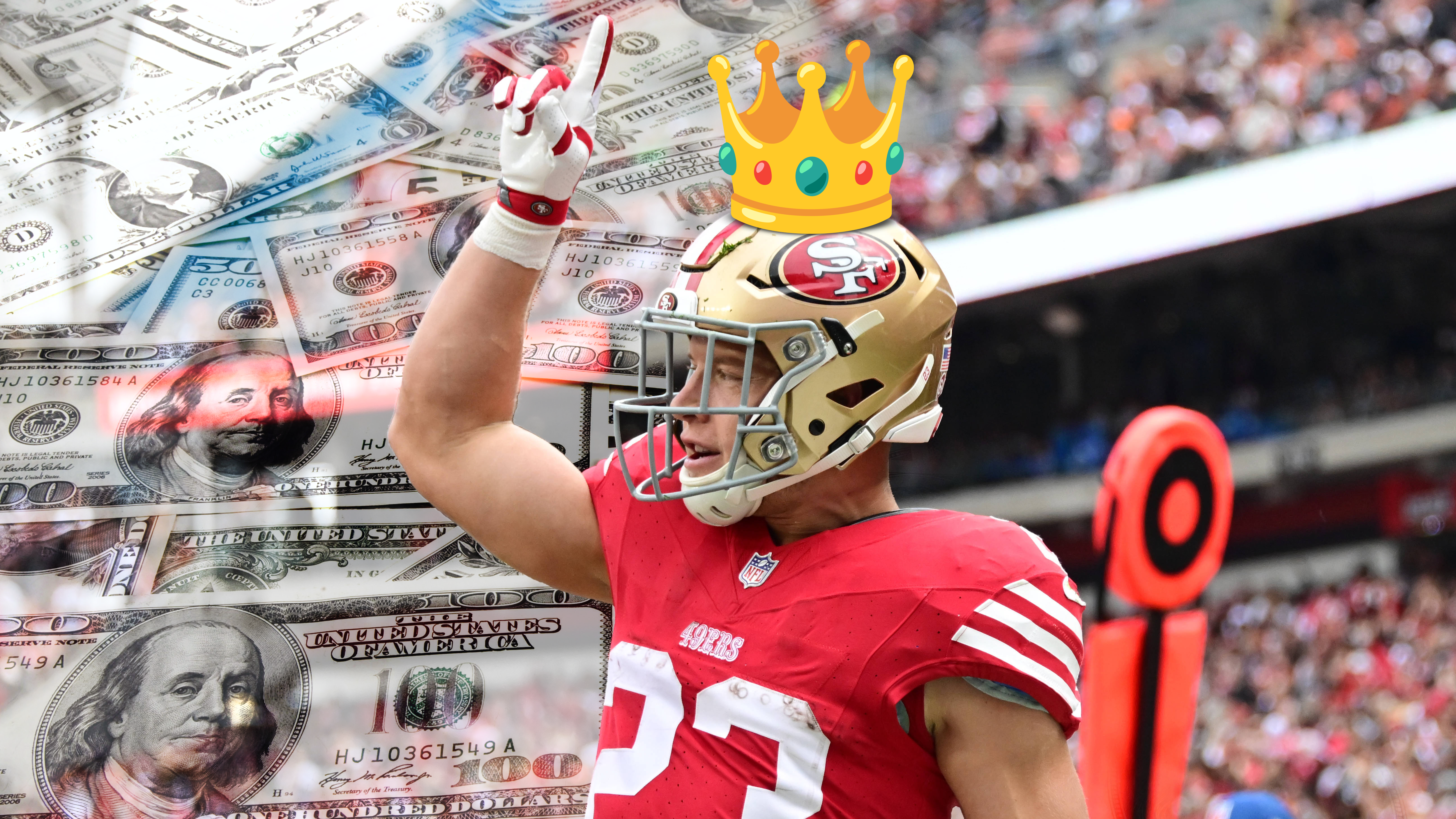 <strong>Das Top 15 Gehaltsranking der Running Backs</strong><br>Christian McCaffrey unterschreibt den San Francisco 49ers einen neuen Mega-Deal. Damit schwingt er sich zum Top-Verdiener der Running Backs auf. Aber wer kassiert noch ordentlich ab? <em><strong>ran</strong></em> präsentiert das Gehaltsranking der Running Backs. (Stand; 04. Juni 2024, Quelle: spotrac.com, Angaben in US-Dollar)