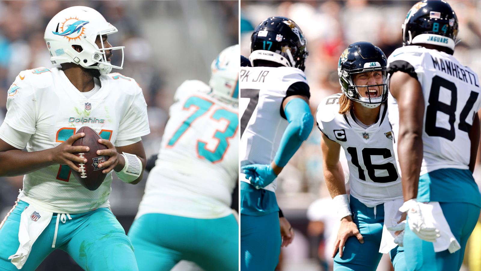 
                <strong>17. Oktober: Miami Dolphins vs. Jacksonville Jaguars</strong><br>
                Eine Woche später steht dann noch ein zweites Spiel auf dem Programm: Die Miami Dolphins treffen auf die Jacksonville Jaguars. Und die Fans in London freuen sich besonders auf den Top-Pick des diesjährigen Drafts: Jaguars-Quarterback Trevor Lawrence. Der 21-Jährige findet pünktlich vor dem England-Ausflug seine Form. Jacksonville und London - das passt. Die Jaguars sind schon zum achten Mal in London und opferten dafür immer ihr Heimspiel. Auch die Dolphins haben Erfahrung und sind schon zum vierten Mal auf der Insel zu Gast. Auch vor diesem Duell ist nicht wirklich ein Favorit auszumachen.
              