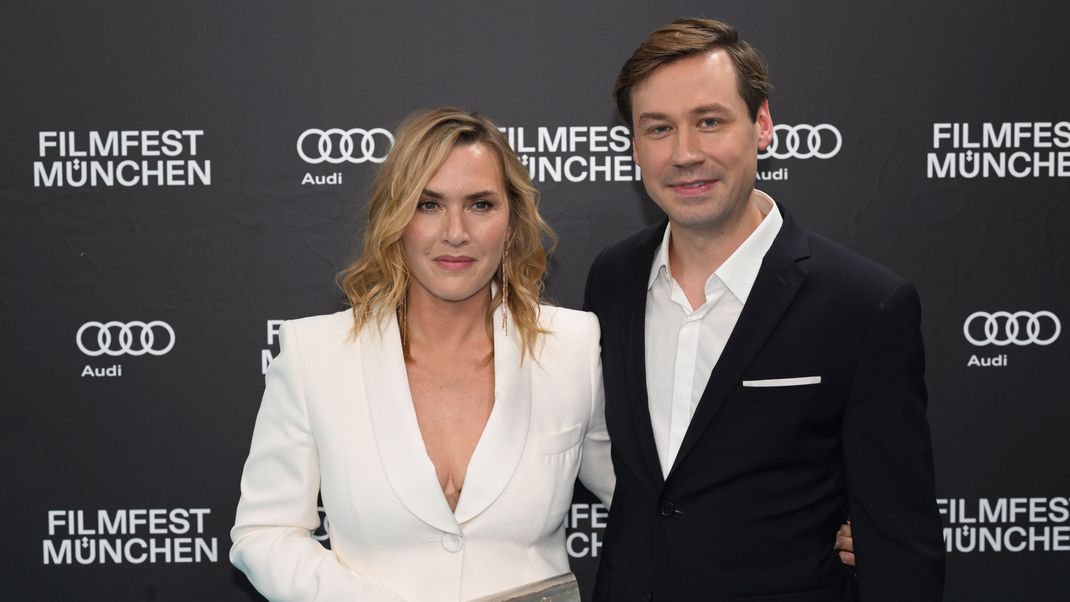 Kate Winslet und David Kross beim Filmfest in München.