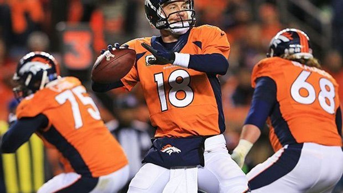 NFL: Peyton Manning von den Denver Broncos beim Sieg über Kansas