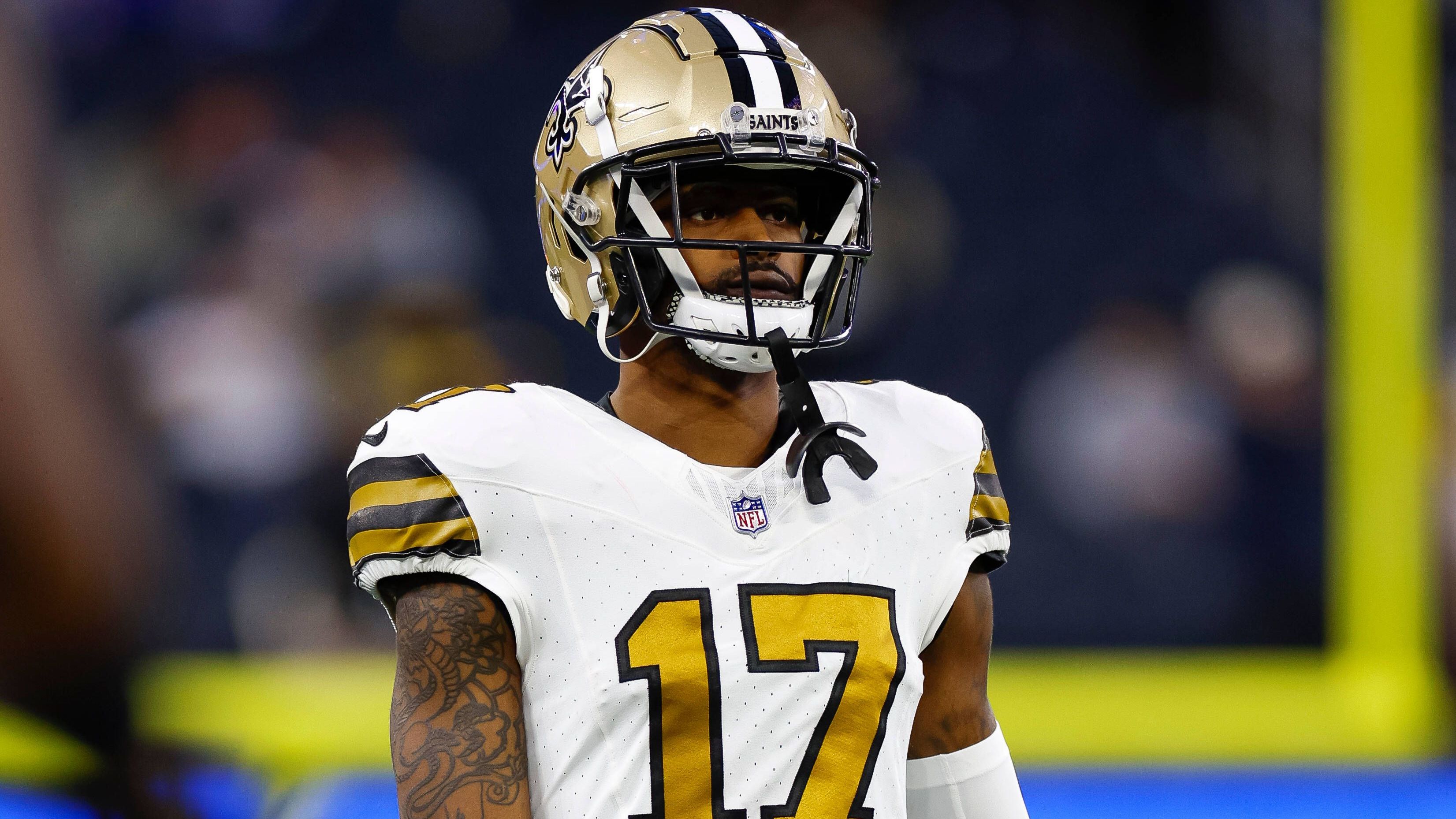 <strong>New Orleans Saints: A.T. Perry (Wide Receiver)</strong><br>Die Saints trennten sich von ihrem Receiver-Star Michael Thomas, der in den vergangenen Jahren aber ohnehin nicht mehr an seine Glanzzeiten anknüpfen konnte. In der fünften Runde wurde Bub Means gedraftet, ansonsten ruhen die Hoffnungen auch auf Vorjahresrookie A.T. Perry, der mehr als zuvor eine tragende Rolle einnehmen soll.