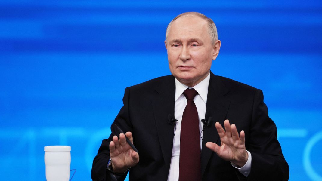 Der russische Präsident Putin wird auch dieses Jahr seine große Jahrespressekonferenz veranstalten. (Archivbild)