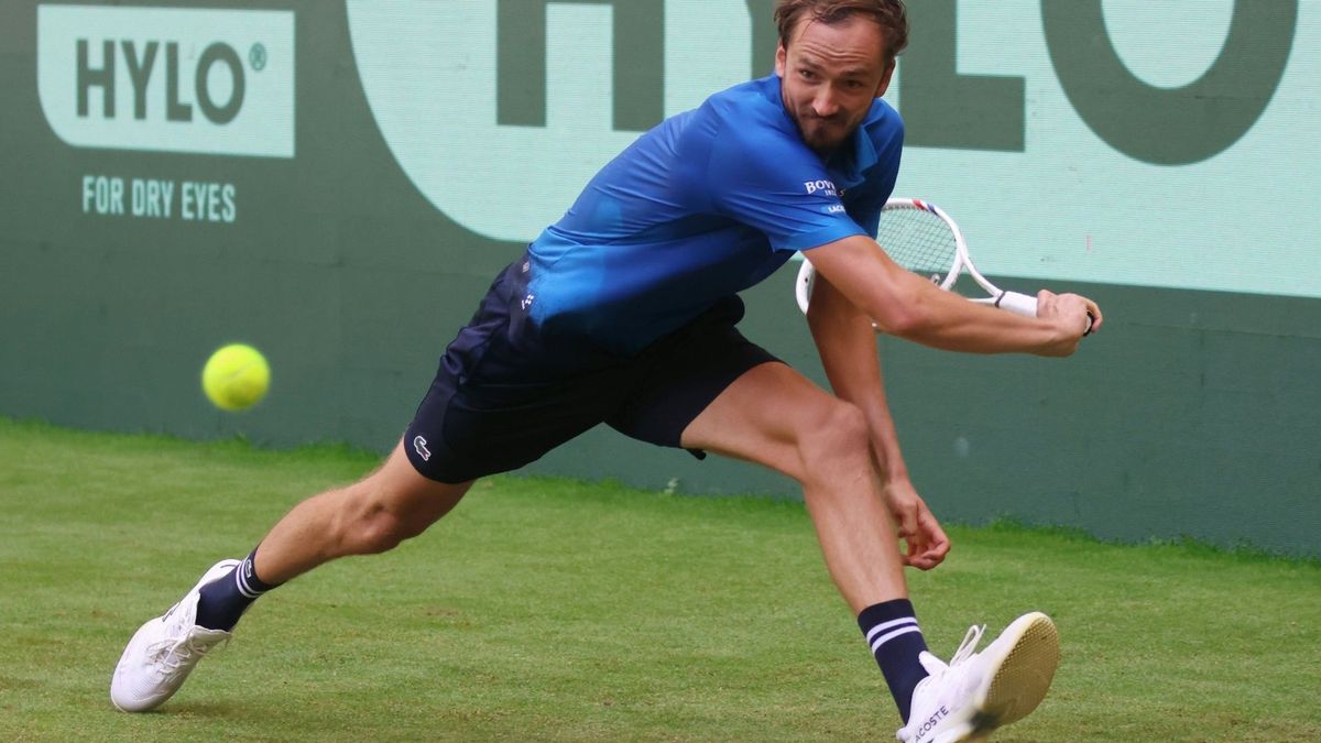 Erster Halbfinalist in Halle: Daniil Medwedew