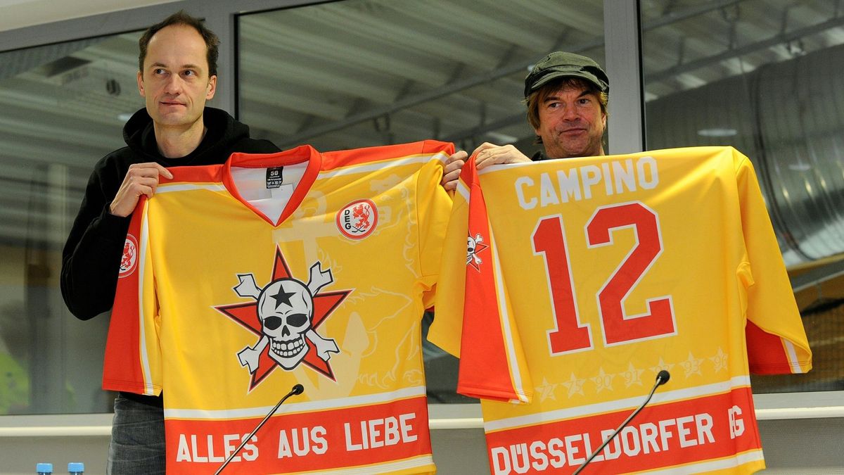 &quot;Hosen&quot; Breiti (l.) und Campino bei einer Aktion 2012