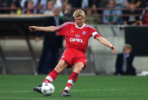 
                <strong>Stefan Effenberg</strong><br>
                Der gebürtige Hamburger stand mit Bayern München 1999 und 2001 im Finale. Während 1999 der Sieg in letzter Sekunde gegen Manchester United verspielt wurde, konnte 2001 gegen Valencia im Elfmeterschießen triumphiert werden.
              