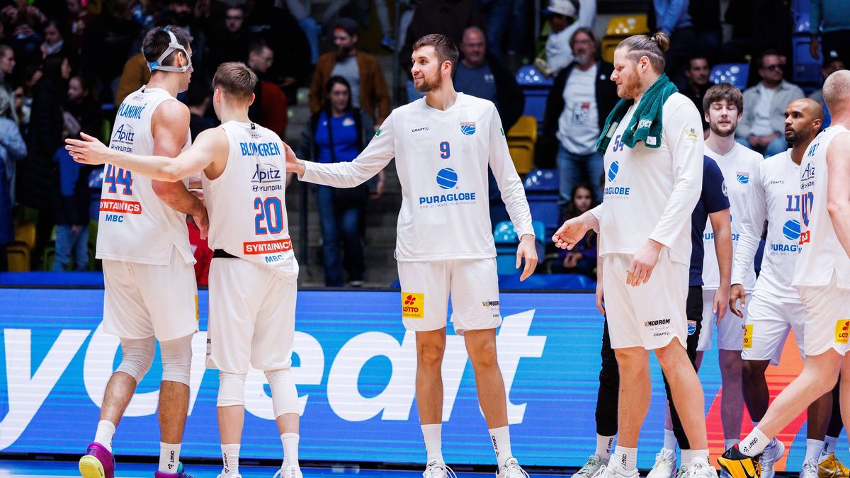 easycredit BBL, Frankfurt Skyliners - Syntainics MBC, 26.10.2025 Abpfiff in der Overtime. Die Sensation bleibt aus. Der MBC fährt als Sieger nach Hause. Spiel der easycredit BBL easycredit BBL, Fra...
