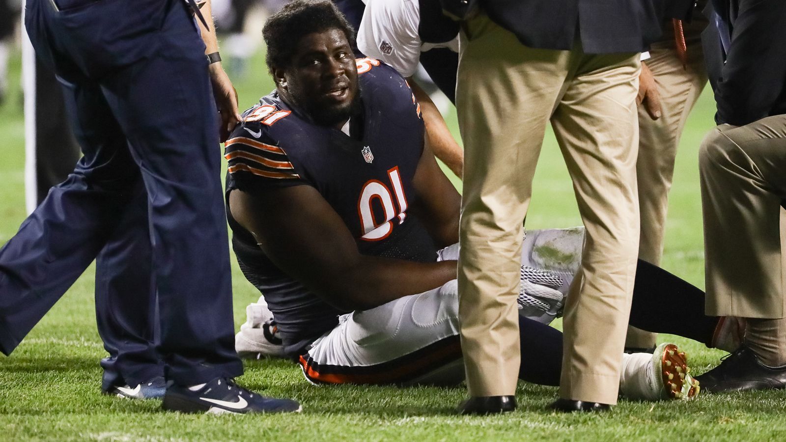 
                <strong>Chicago Bears</strong><br>
                Eddie Goldman (Nose Tackle), Jordan Lucas (Safety)
              