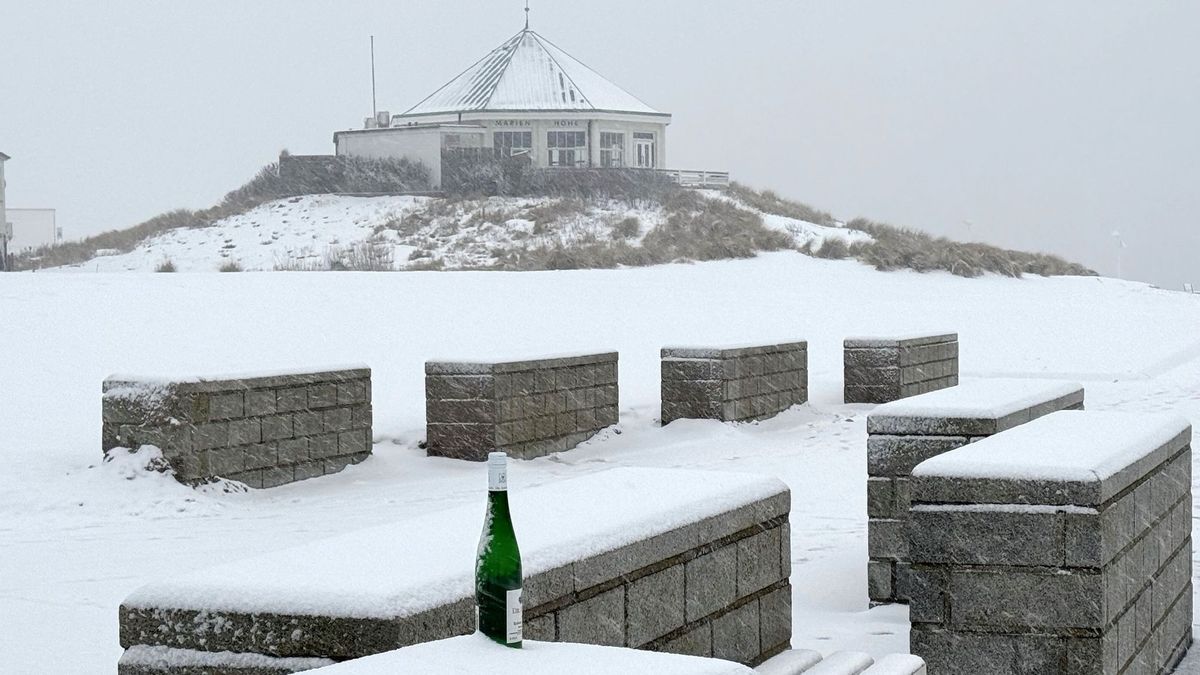 Winterwetter an der Nordsee