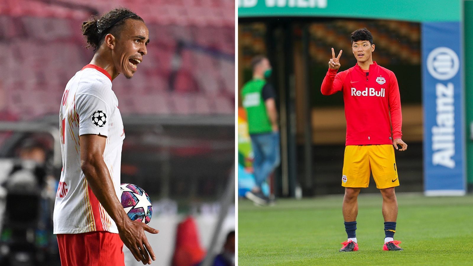 
                <strong>RB Leipzig: Yussuf Poulsen vs. Hee-chang Hwang</strong><br>
                Nach dem Abgang von Timo Werner, gehörte der Platz in vorderster Reihe Poulsen. Doch beim Champions-League-Turnier in Lissabon konnte der Däne nicht vollends überzeugen. Nun kommt mit Hwang ein großes Talent aus Salzburg dazu. Der Südkoreaner hat Großes vor und will dabei auch Poulsen auf die Bank drängen.
              