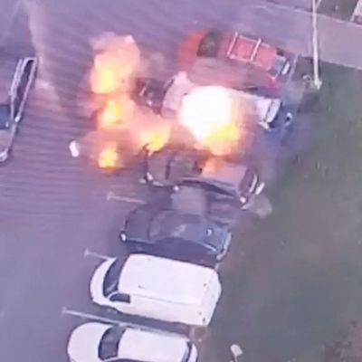 Explodierende Autobombe in Moskau