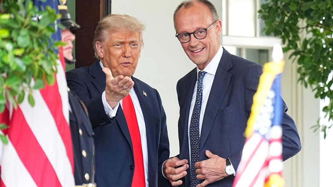 US-Präsident Donald Trump und Bundeskanzler Friedrich Merz.
