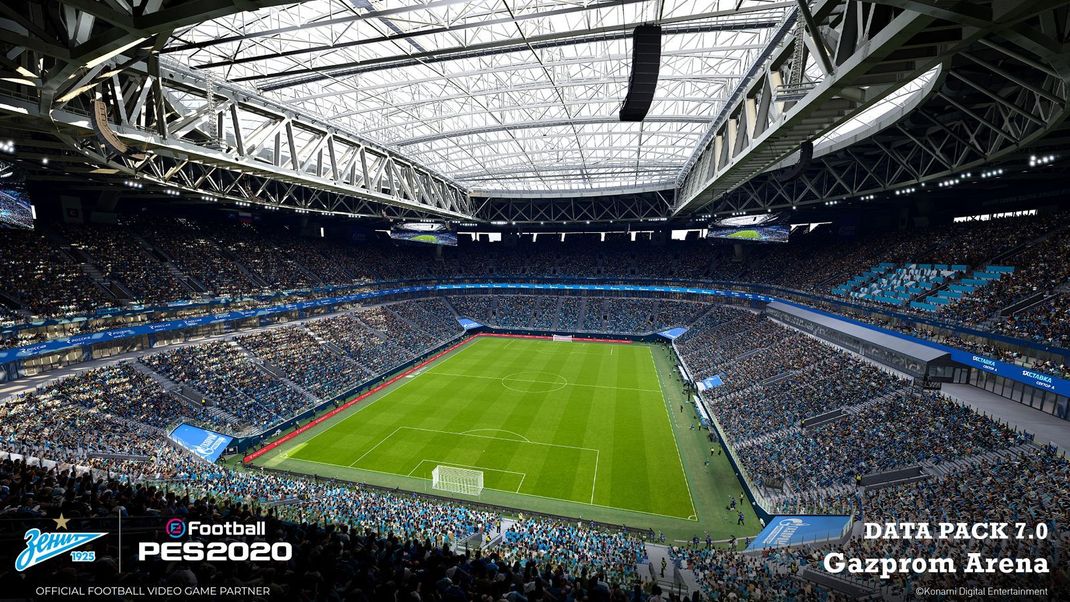 Auch die Gazprom Arena in St. Petersburg ist mit dem EM-Update neu dabei.