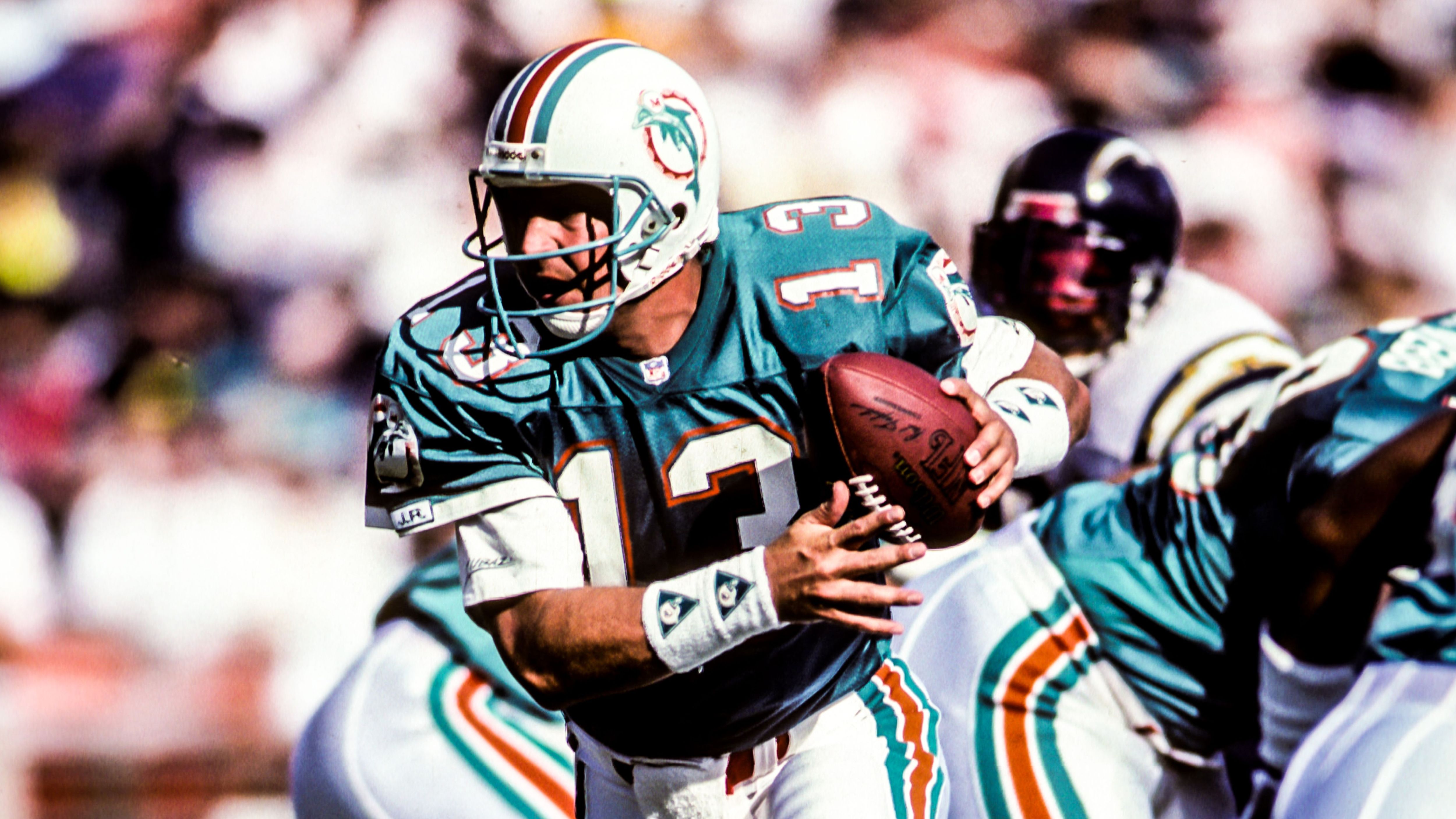 <strong>Platz 17 (geteilt): Miami Dolphins (ein MVP-Titel)</strong><br>Dan Marino (Quarterback/ 1984)<br>seit 1970 in der NFL dabei