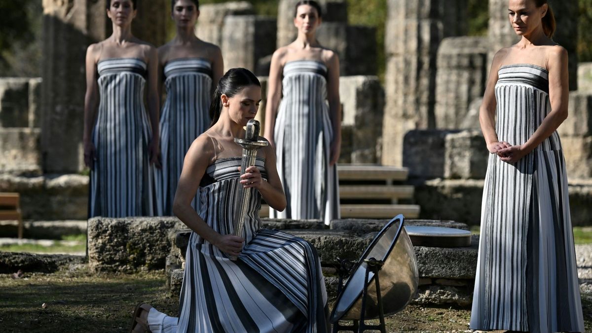 Geprobt wurde noch im Hera-Tempel