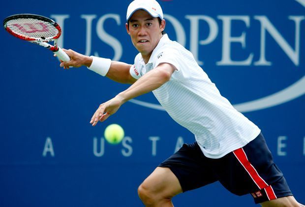 
                <strong>1. Runde: Nishikori (Nr. 11) - Odesnik (Nr. 176)</strong><br>
                Etwas länger braucht Kei Nishikori. Der Japaner gibt gegen den Amerikaner Wayne Odesnik aber auch nicht mehr als acht Spiele ab. Nach dem 6:2, 6:4 und erneut 6:2 steht er in Runde zwei.
              