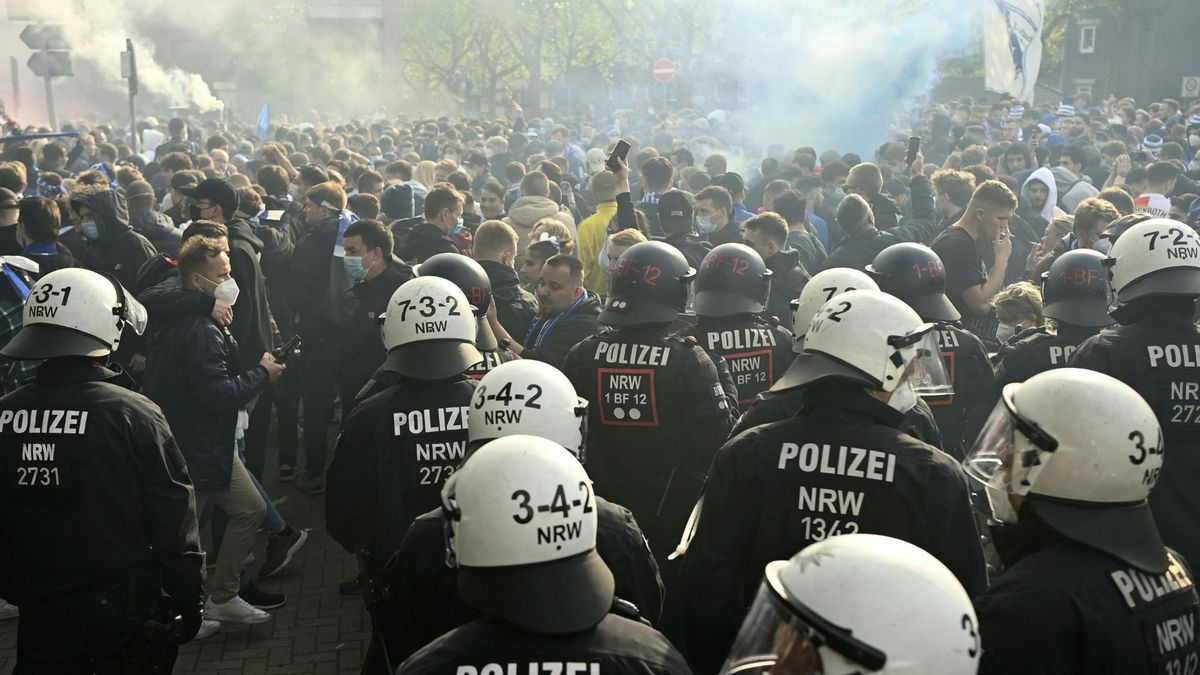 Polizei in Bochum im Mai 2021