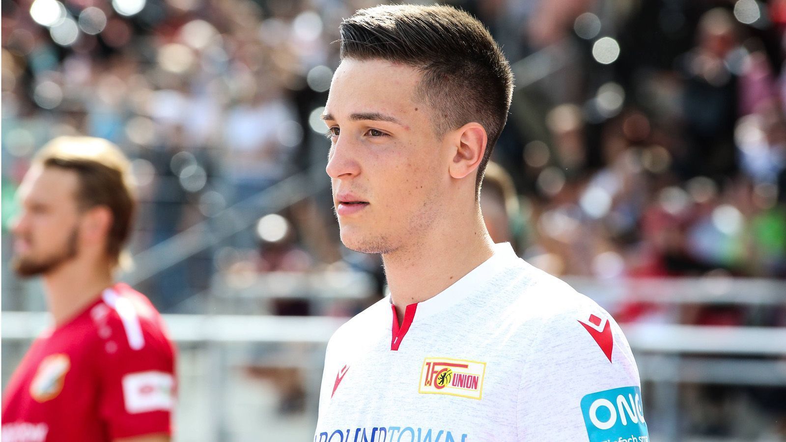 
                <strong>Union Berlin</strong><br>
                Geliehene Spieler: Keven Schlotterbeck (SC Freiburg, Foto), Marius Bülter (1.FC Magdeburg)Verliehene Spieler: Lennart Moser, Berkhan Taz (Energie Cottbus), Lars Dietz (Viktoria Köln)
              