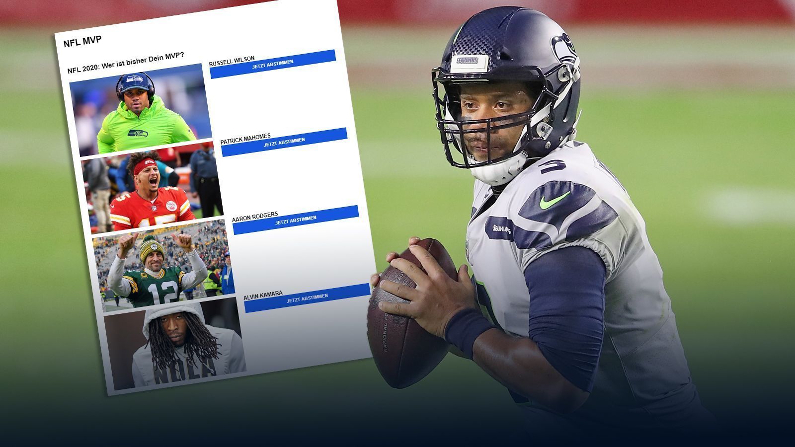 
                <strong>Die #ranNFL-Community hat entschieden - die ran Halbzeit Awards der NFL</strong><br>
                Von MVP bis Comeback Player of the Year - von diesen Auszeichnungen träumen viele NFL-Spieler. Bis zur endgültigen Verleihung der NFL Awards vergehen noch einige Monate, nach neun Spieltagen geht die NFL-Saison schließlich erst in ihre entscheidende zweite Hälfte. Nach der ran-Redaktion hat auch die #ranNFL-Community abgestimmt und die begehrten Auszeichnungen zur Saison-Halbzeit verliehen. Auf ran.de habt Ihr fleißig abgestimmt und Eure Favoriten in den Kategorien "MVP", "Head Coach", "Rookie" und "Defensive Player" gewählt. Und wer weiß, vielleicht darf sich einer der hier genannten Spieler dann auch im Februar über einen der Titel freuen. Die Ergebnisse in der Übersicht.
              