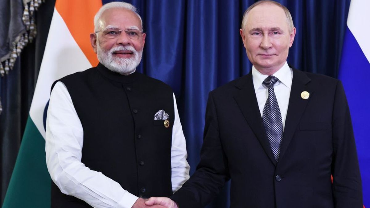 Indiens Premier Modi trifft Putin beim SOZ-Gipfel in China – und fordert ein Ende des Ukraine-Kriegs.