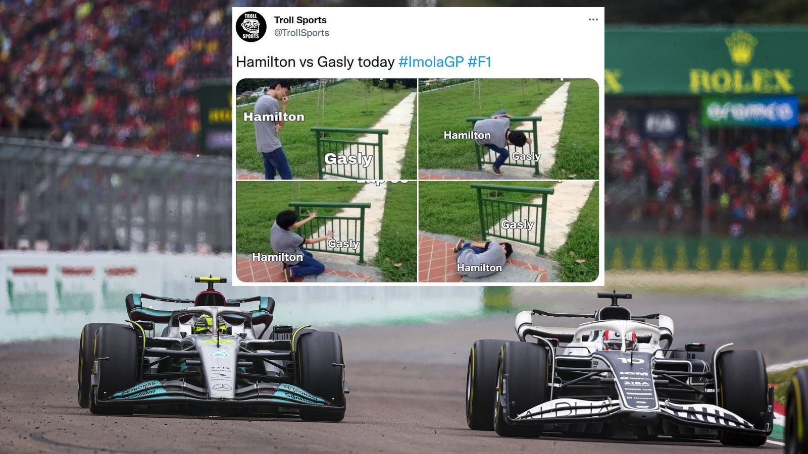 
                <strong>Hamilton verzweifelt an Gasly</strong><br>
                Doch auch mit Pierre Gasly hatte Hamilton zu kämpfen. Trotz rundenlangem Kampf schaffte es der Rekord-Weltmeister nicht, an Gasly und dessen Alpha Tauri vorbeizukommen - da half auch das freigegebene DRS nicht mehr.
              