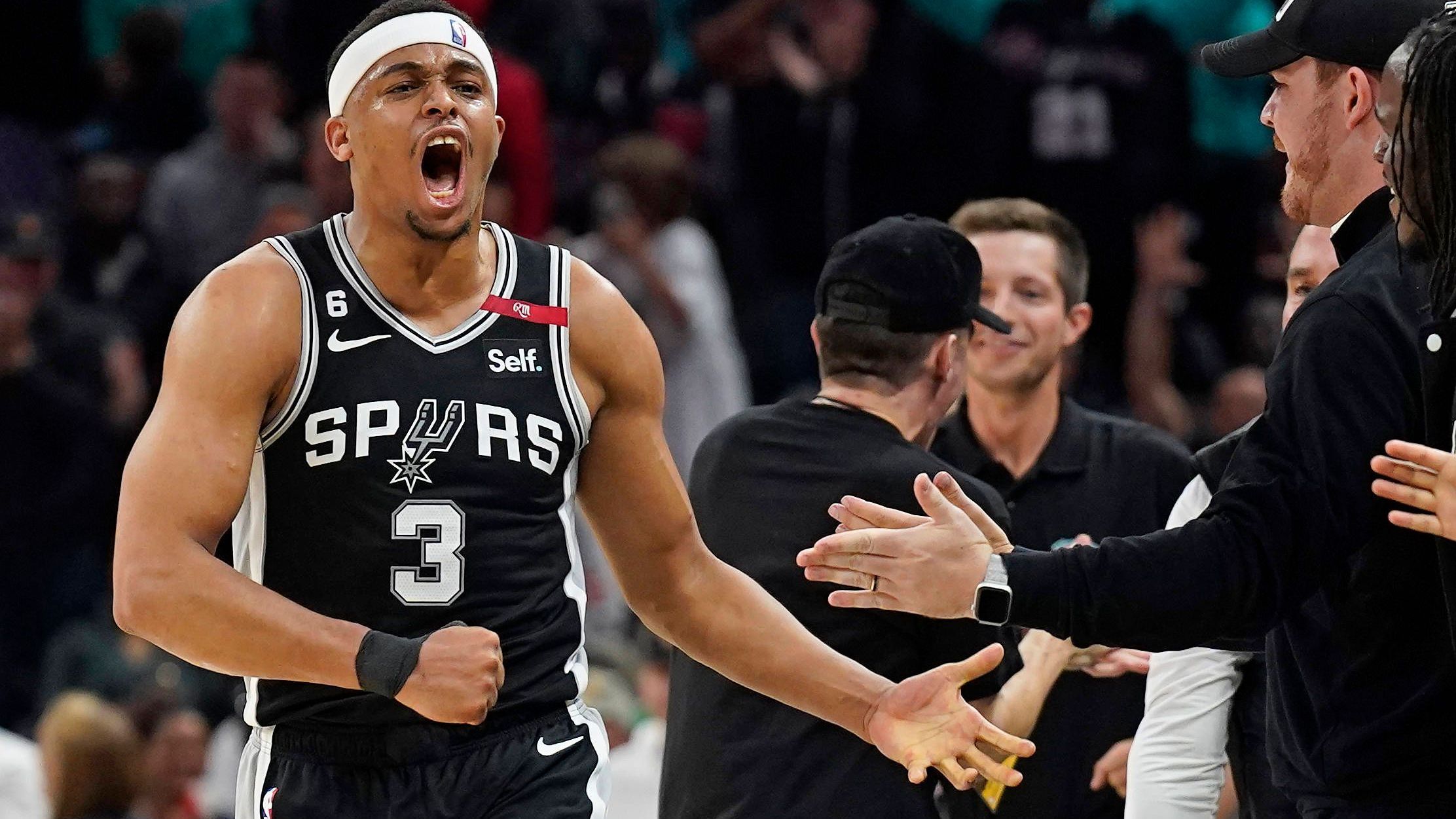 <strong>San Antonio Spurs</strong><br>Keldon Johnson (Forward/Guard) seit 2019 – als 29. Draft-Pick