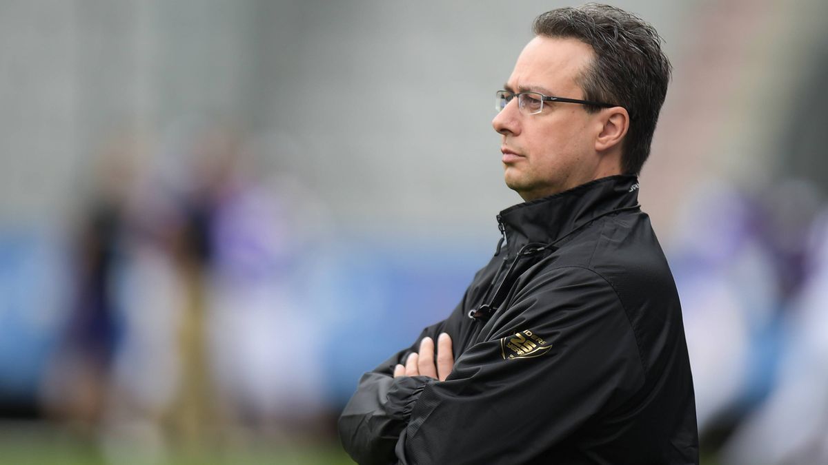 AMERICAN FOOTBALL - AFL, Raiders vs Vikings INNSBRUCK,AUSTRIA,01.APR.17 - AMERICAN FOOTBALL - AFL, Austrian Football League, Swarco Raiders vs Vienna Vikings. Image shows Shuan Fatah (Raiders). GEP...