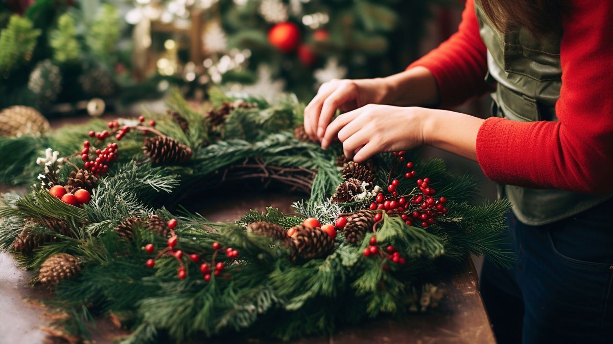 DIY-Adventskranz selber basteln