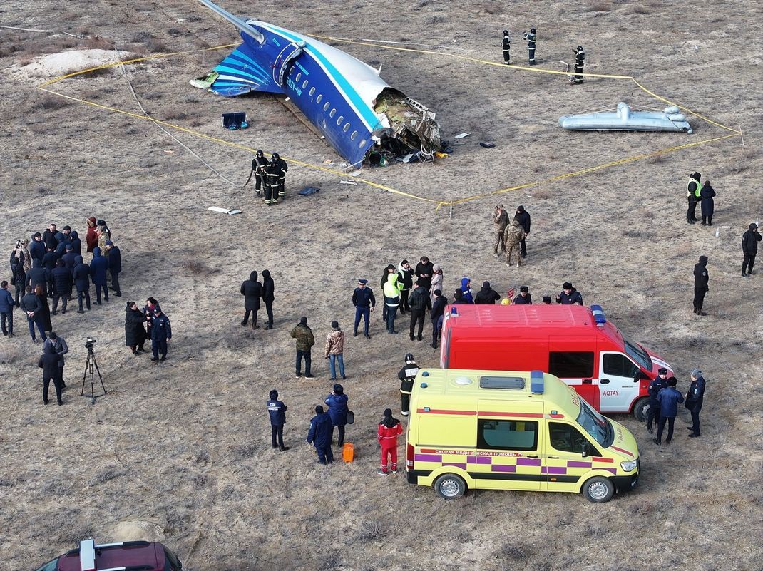 Die Ukraine sieht Russland in der Verantwortung für den Absturz der aserbaidschanischen Passagiermaschine. (Archivbild)