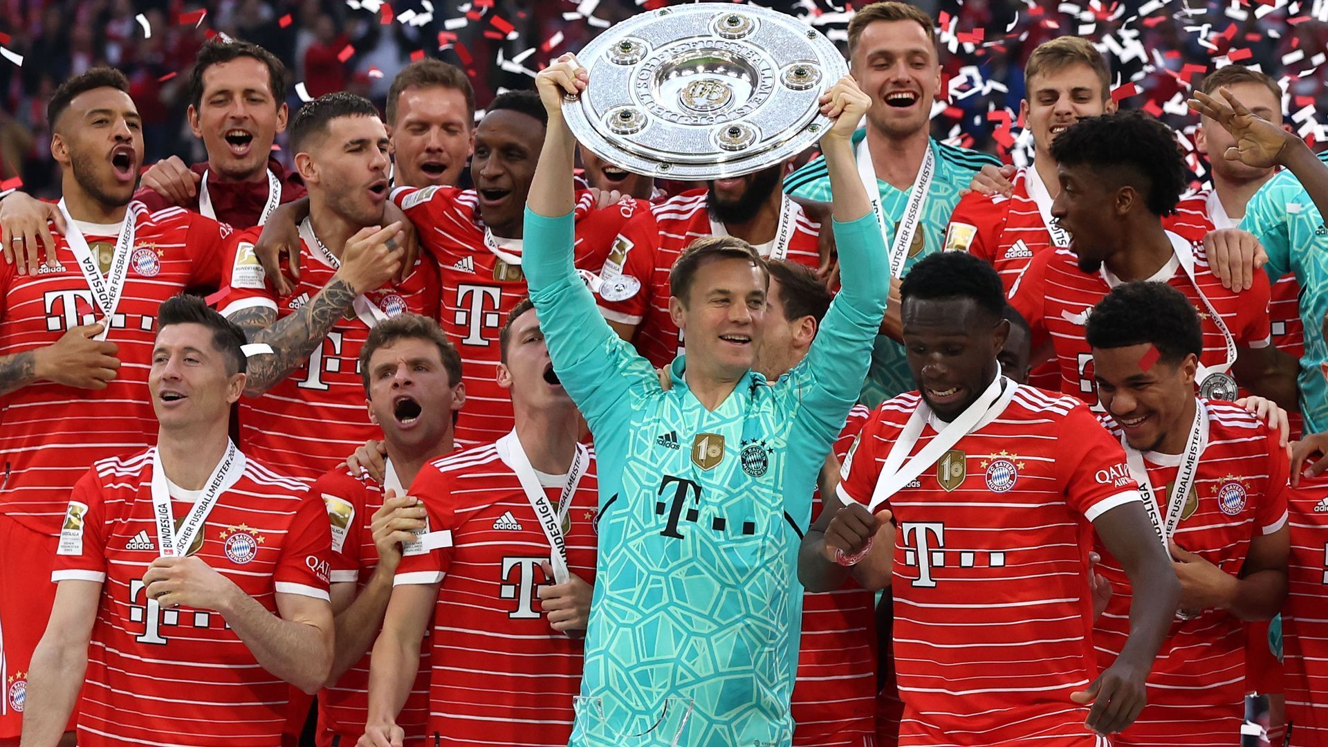 
                <strong>FC Bayern - nationale Titel</strong><br>
                52 (32-mal Deutscher Meister, 20-mal DFB-Pokalsieger)
              