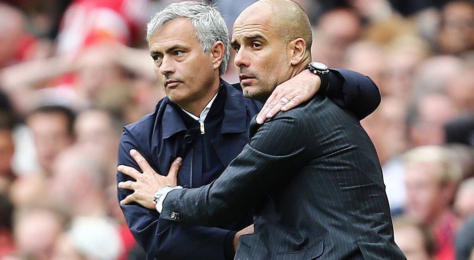 
                <strong>Mourinho vs Guardiola</strong><br>
                Mourinho gratuliert sportsmännisch wieder bei einem Handshake. In die Augen schauen sich die beiden Rivalen jedoch nicht.
              