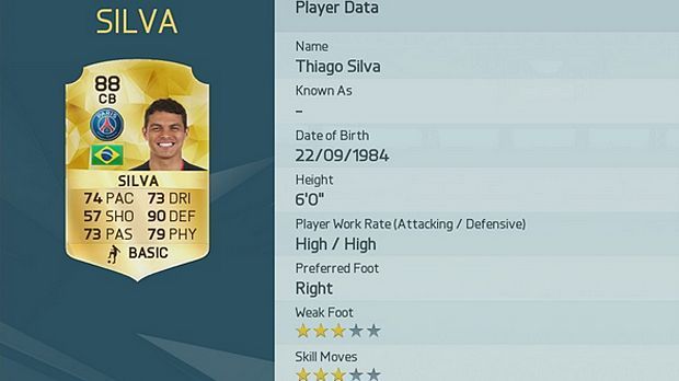 
                <strong>Thiago Silva</strong><br>
                Abwehr: Thiago Silva
              