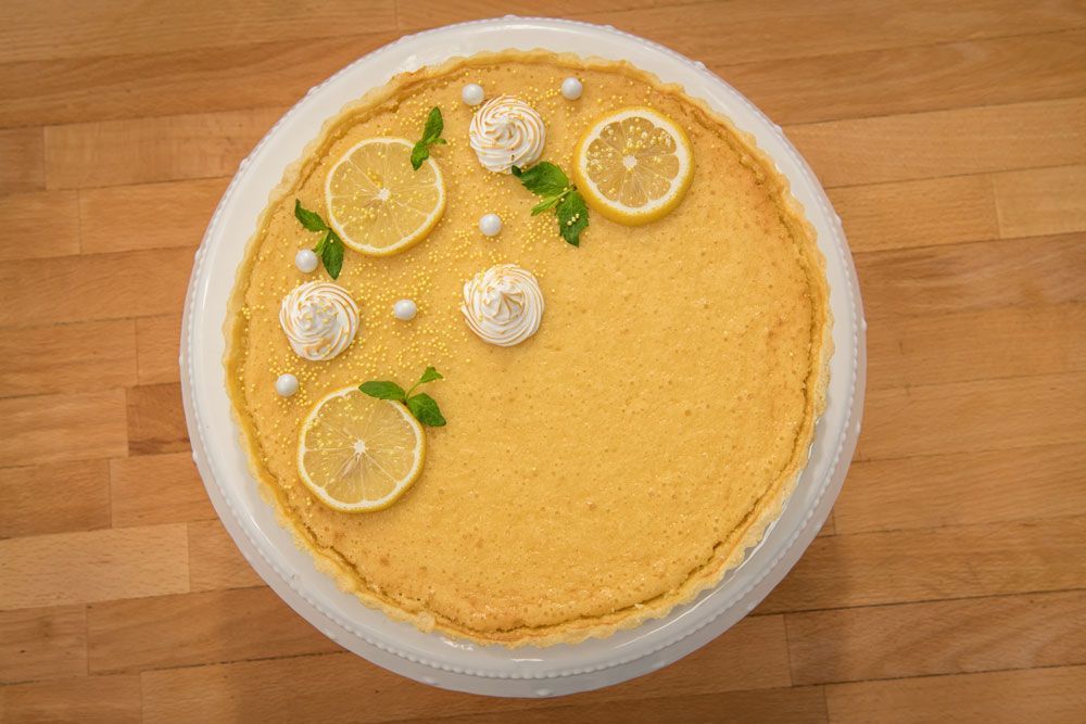 Zitronentarte mit Lemoncurd und Baiser | Das große Backen