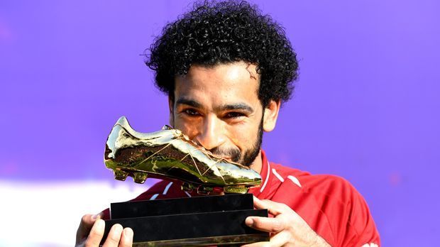 
                <strong>Premier League: Mohamed Salah (FC Liverpool)</strong><br>
                Tore: 32Liga-Einsätze: 36
              