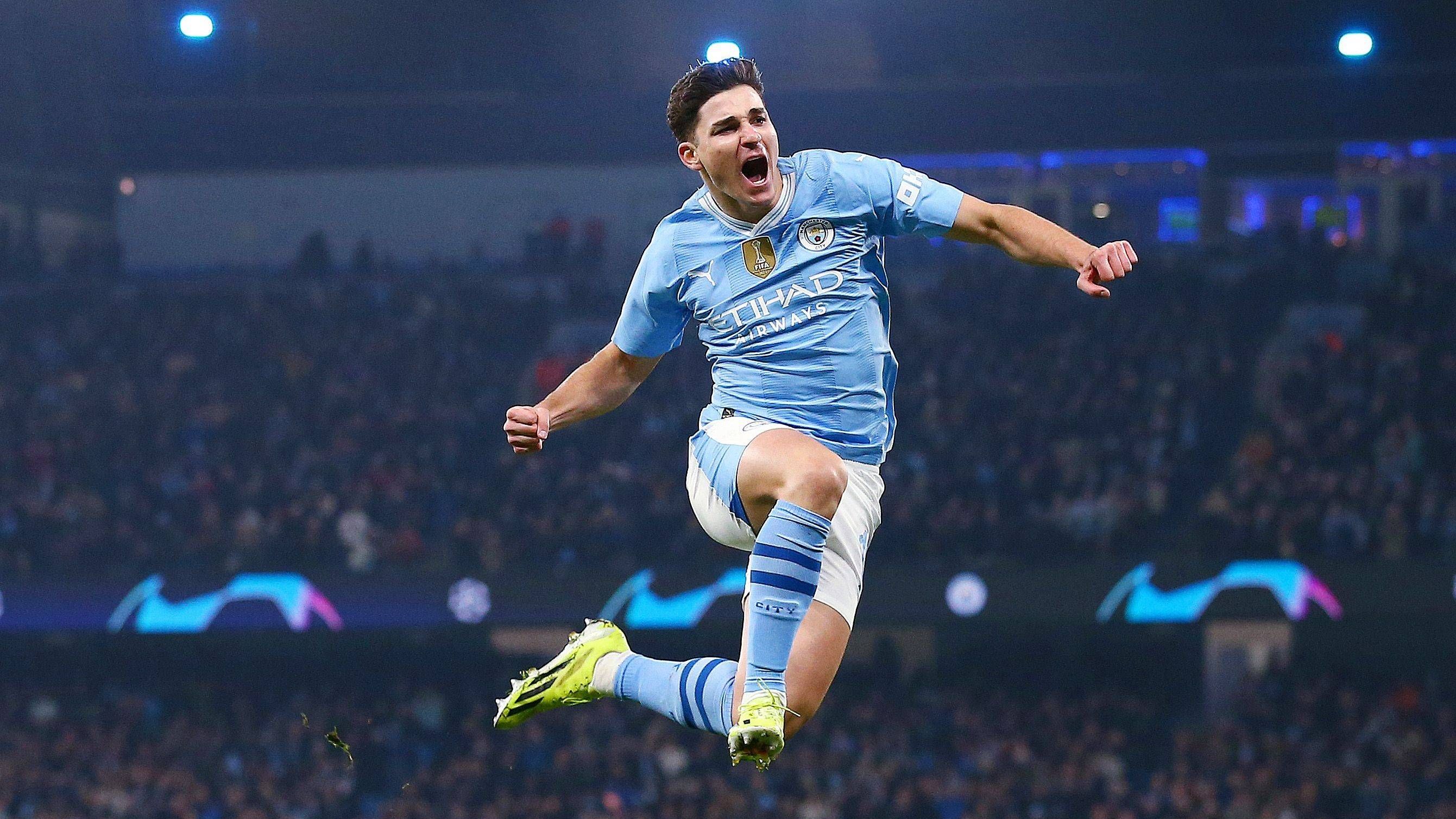 <strong>Platz 19 (geteilt): Julián Álvarez (Manchester City)</strong><br>Vorlagen: 9<br>Spiele: 28<br>Position: Hängende Spitze