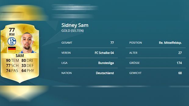 
                <strong>Sidney Sam (-3)</strong><br>
                Sidney Sam. Vergangene Saison: 80. Diese Saison: 77. Differenz: -3.
              