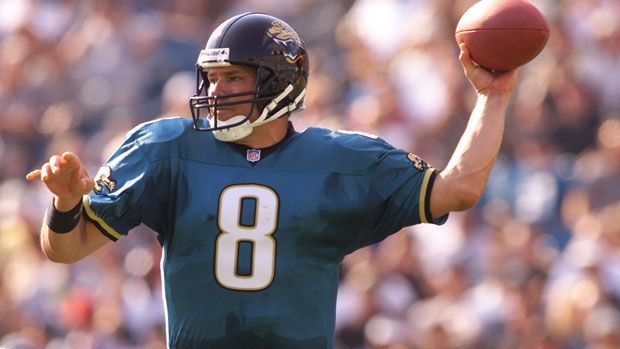 <b>Platz 23 (geteilt): Mark Brunell</b><br>Playoff-Spiele: 14<br>Playoff-Siege: 8<br>Teams (u.a.): Jacksonville Jaguars, Washington Redskins