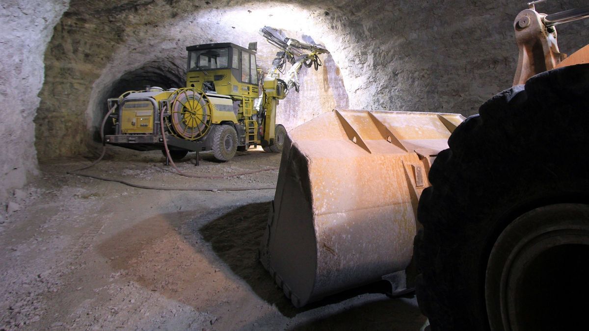 Arbeiten in einem Tunnel