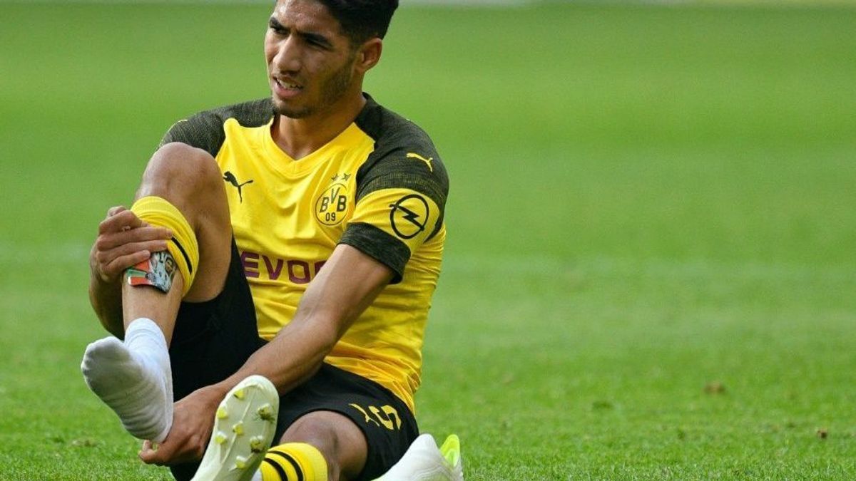 Verletzte sich gegen Wolfsburg: Achraf Hakimi