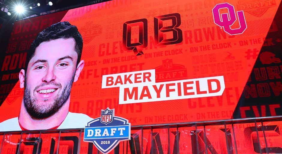 
                <strong>1. Cleveland Browns: QB Baker Mayfield </strong><br>
                Was macht der Nummer-eins-Pick mit seinem Geld? "Ich habe noch nicht darüber nachgedacht. Sparen? Ja, das ist eine gute Idee."
              