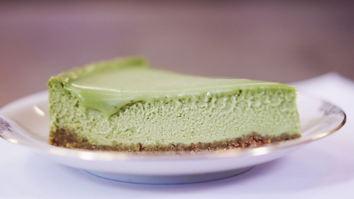 Sweet & Easy on Tour Matcha Cheesecake