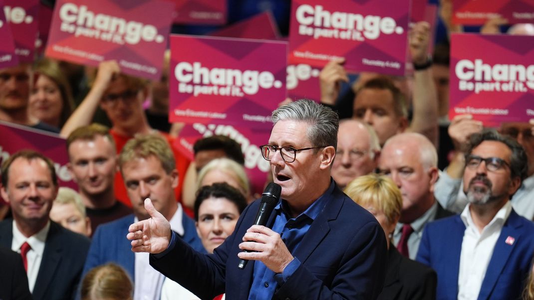 Bei der Parlamentswahl in Großbritannien am Donnerstag (4. Juli) könnte Keir Starmer, Vorsitzender der Labour-Partei, neuer Premierminister werden.