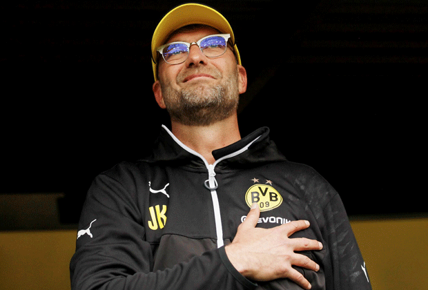
                <strong>Kloppos Abschied aus Dortmund</strong><br>
                Am Ende feiert Kloppo einen 3:2-Sieg und führt den BVB damit in die Europa-League-Quali. Am kommenden Samstag hat er noch die Chance auf den Pokalsieg
              