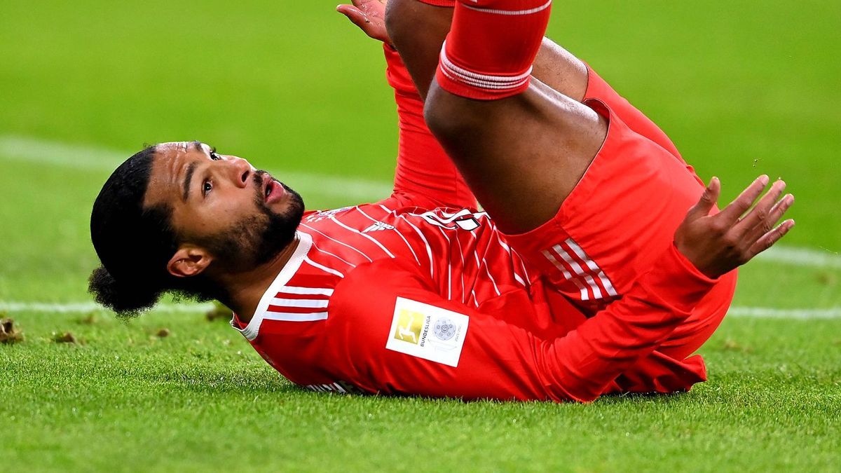 Gnabry am Boden