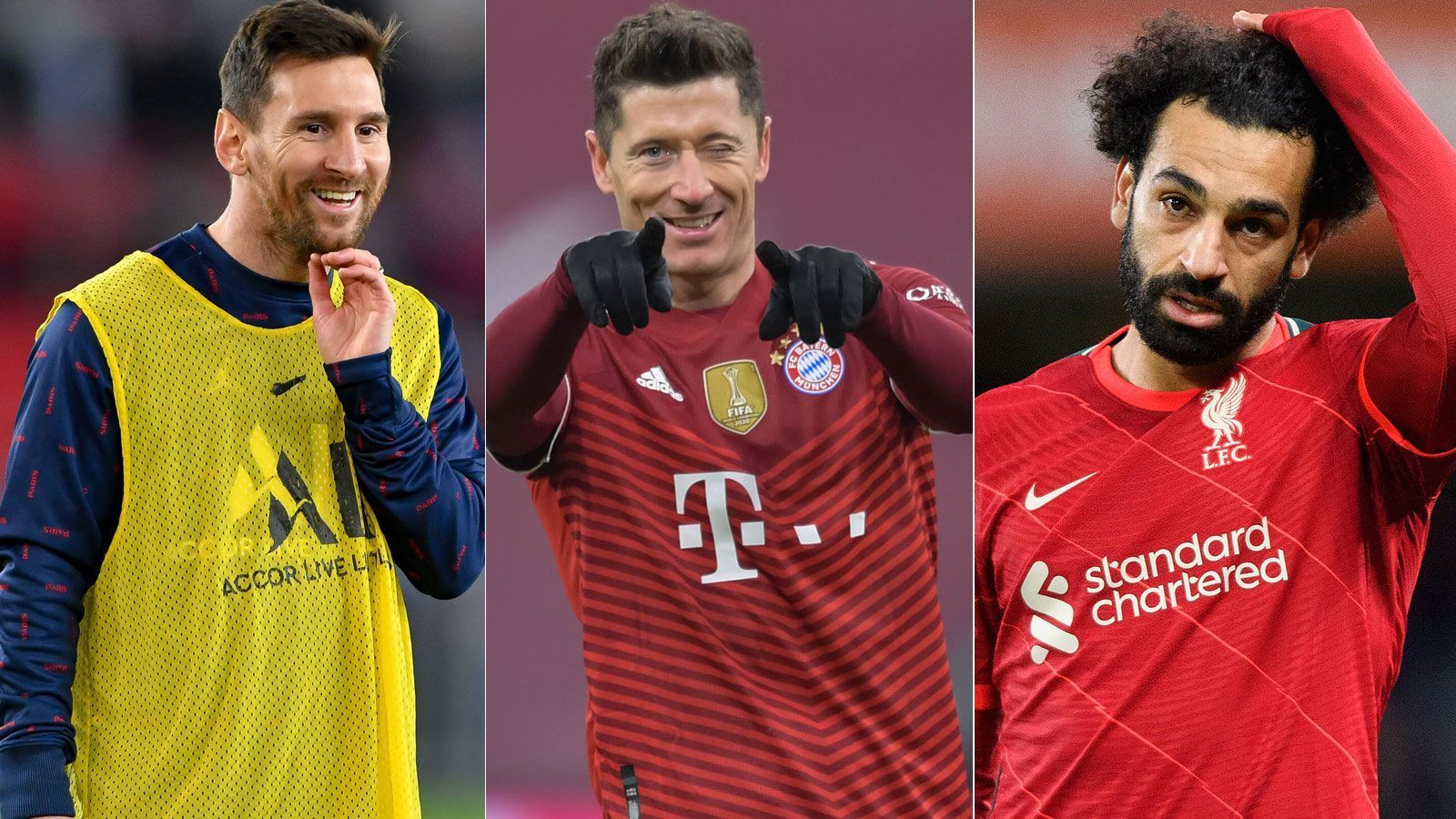 
                <strong>Weltfußballer-Wahl 2021: Überblick über die Stimmen der Stars</strong><br>
                Robert Lewandowski (M.) ist zum zweiten Mal nacheinander zum Weltfußballer der FIFA gewählt worden. 48 Punkte ergatterte der Starstürmer des FC Bayern München und verwies damit Rekordsieger Lionel Messi (l., 44) und Mohamed Salah (39) auf die Plätze. Stimmberechtigt waren neben den Fans pro Land der Nationaltrainer, der Kapitän der Nationalmannschaft und ein Journalist. Während beim Online-Voting Messi klar die Nase vorne hatte, setzte sich Lewandowski bei den anderen drei Gruppen durch. Die FIFA veröffentlicht auch eine Übersicht darüber, wem die prominenten Wahlberechtigten ihre drei Stimmen gegeben haben. ran schaut auf die Zettel einiger großer Namen.
              