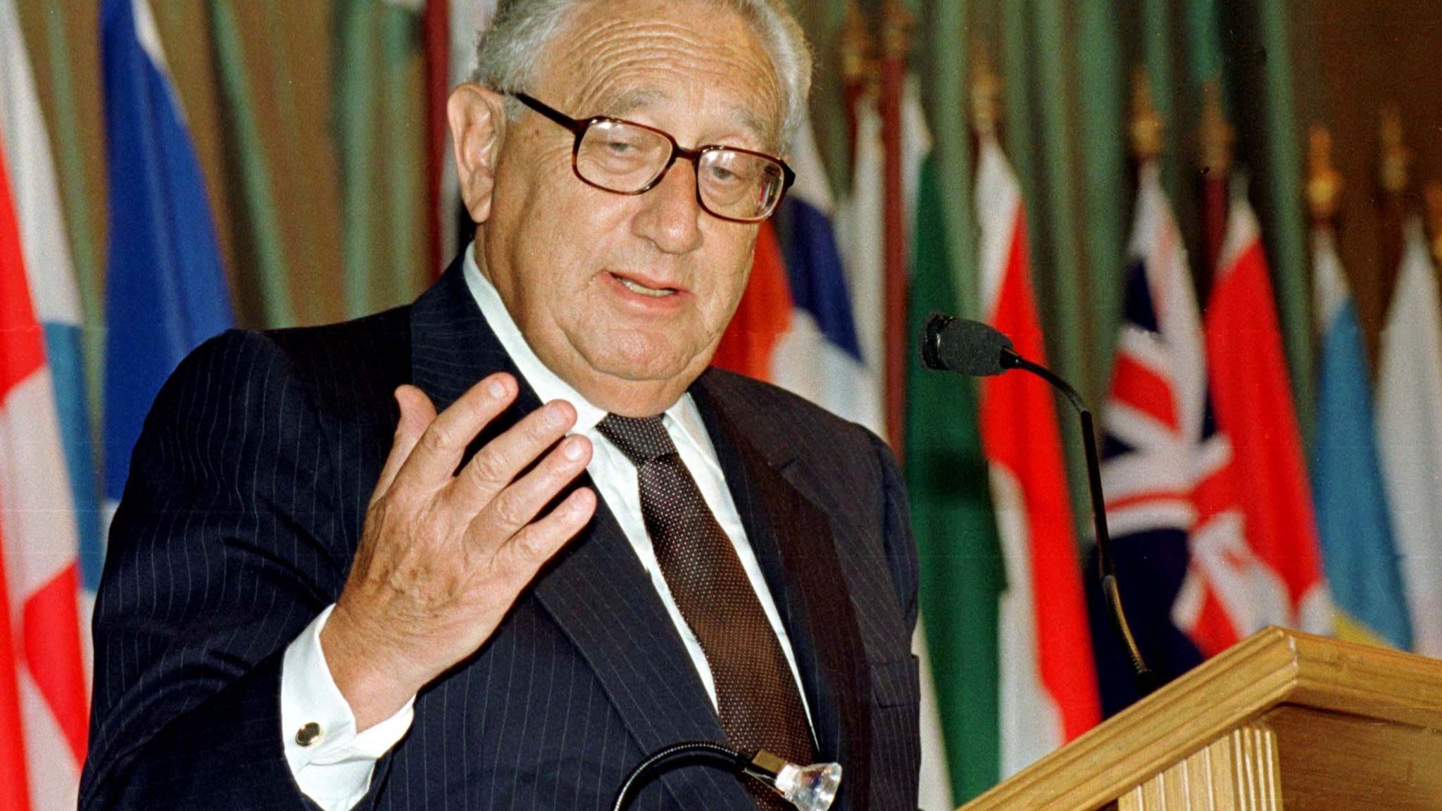 Henry Kissinger (27. Mai 1923 - 29. November 2023), ehemaliger US-Außenminister