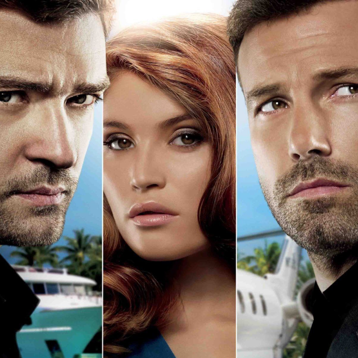 Poster von "Runner Runner - Nur einer kann gewinnen" mit Justin Timberlake (links), Gemma Arterton (Mitte) und Ben Affleck (rechts)