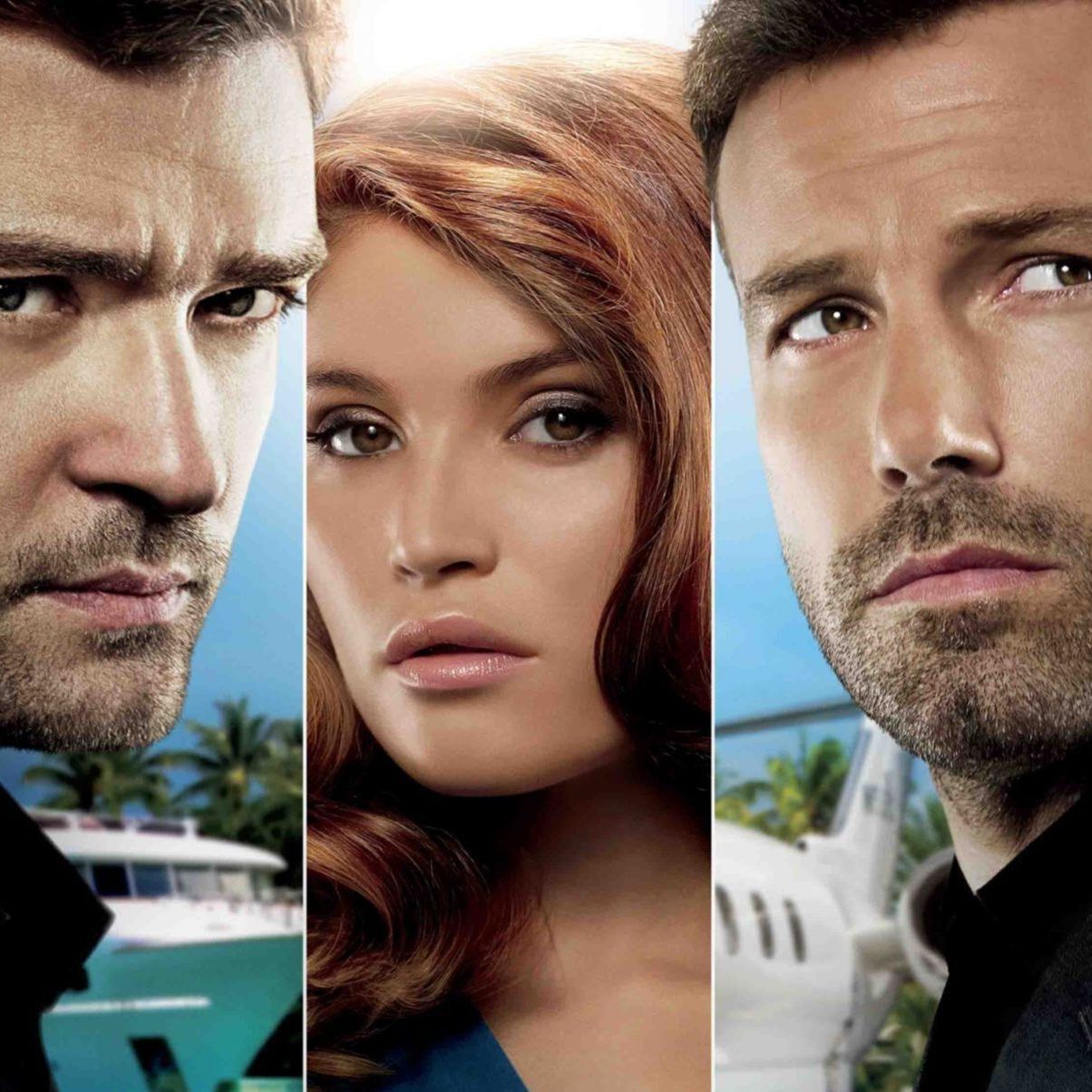 Poster von "Runner Runner - Nur einer kann gewinnen" mit Justin Timberlake (links), Gemma Arterton (Mitte) und Ben Affleck (rechts)