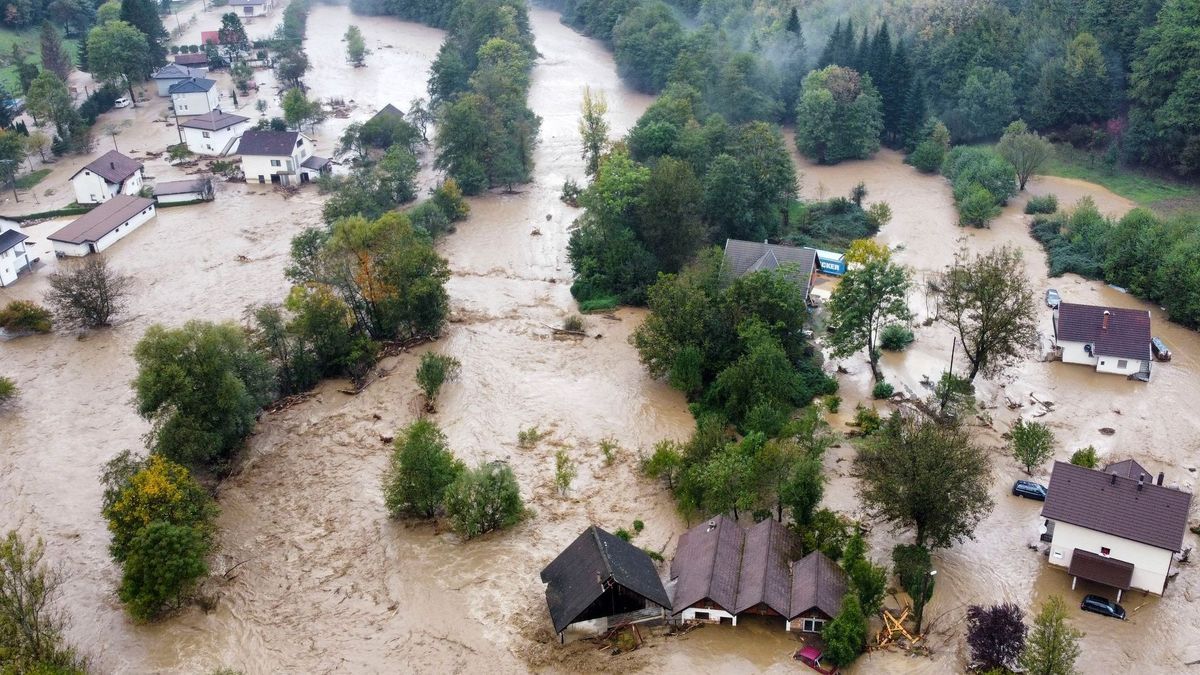 Hochwasser in Bosnien-Herzegowina