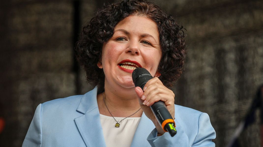 Amira Mohamed Ali, Covorsitzende des Bündnis Sahra Wagenknecht (BSW).