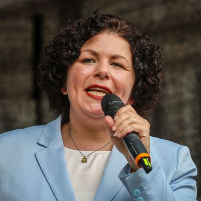 Amira Mohamed Ali vom Bündnis Sahra Wagenknecht